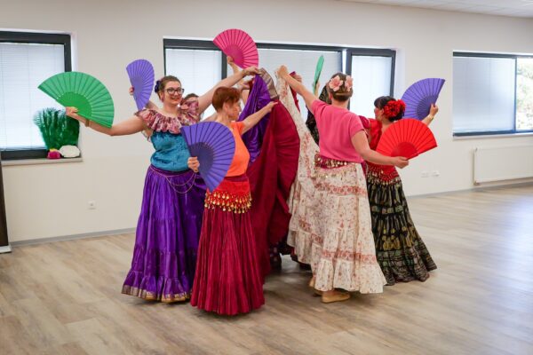 Flamenco arabic s vějířem Baila Maria 15.9.