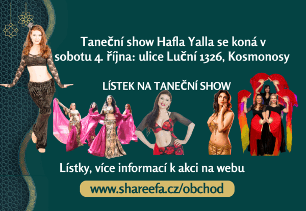 Lístek na Taneční show s Wardou Hafla Yalla 4.10.2025 17:30