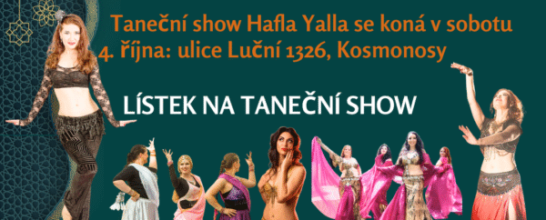 Lístek na Taneční show s Wardou Hafla Yalla 4.10.2025 17:30
