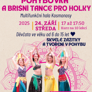Pohybovka a břišní tance pro holky od 15. října 17h.  - středeční kroužek 7 lekcí - Obrázek 2