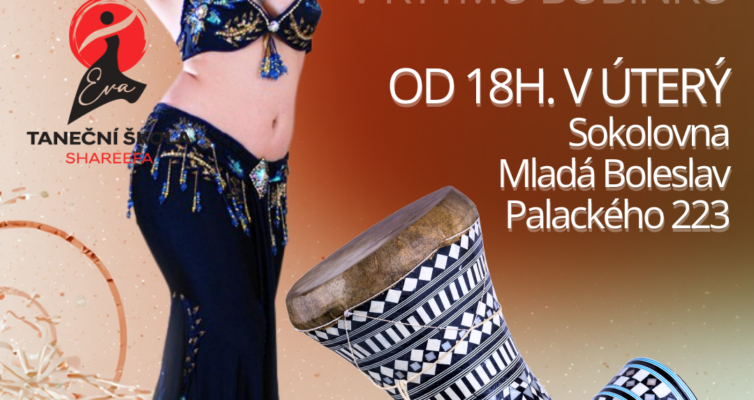 DARBOKA BELLYDANCE BŘIŠNÍ TANCE PRO ŽENY V MLADÉ BOLESLAVI S LEKTORKOU PROFI