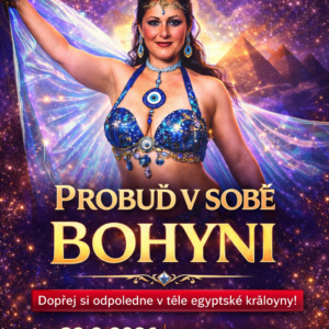 Lekce: Kleopatra 22.3.2026 15-17h. egyptský tanec pro začátečnice